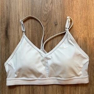 Nike Women's Light Blue Sports Bra Adjustable Straps Light/Medium Support